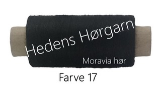 Moravia Hør 40/2 farve 17 Sort